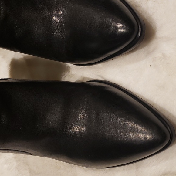 Vero Cuoio 41 black ankle boots leather Italian. - Picture 7 of 11